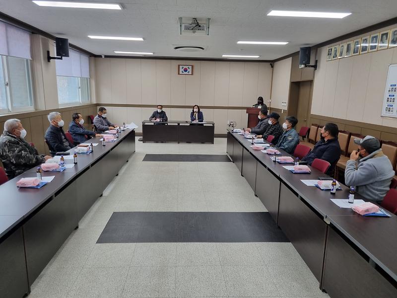 불은면_제설단_간담회