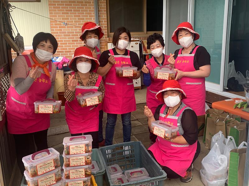 불은면_농가주부모임_김치나눔