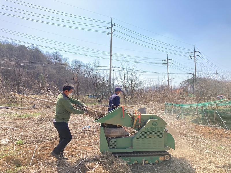 불은면_영농부산물_파쇄_지원