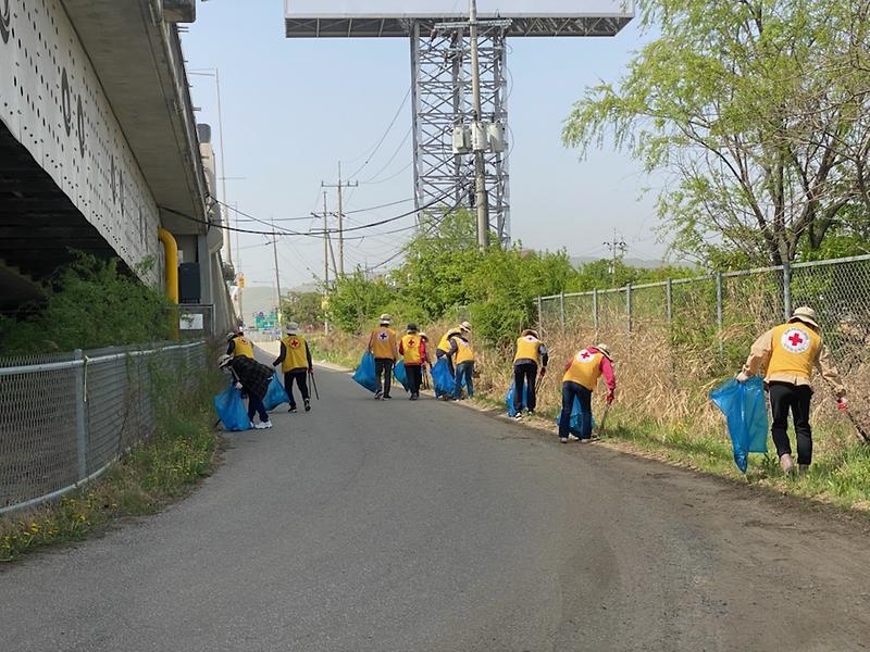 길상면_적십자부녀회_환경정화