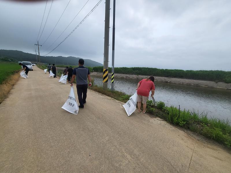 교동면_체육진흥후원회_해안쓰레기_수거