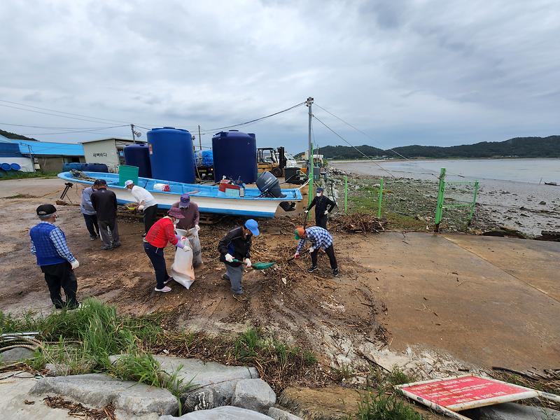 교동면_노인게이트볼회_나들길_정화활동