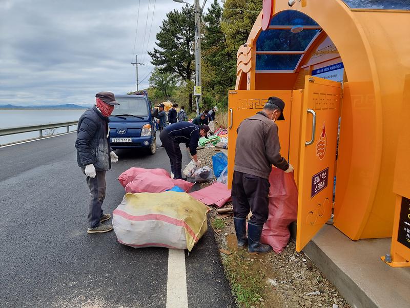 교동면_생활쓰레기_배출지_점검
