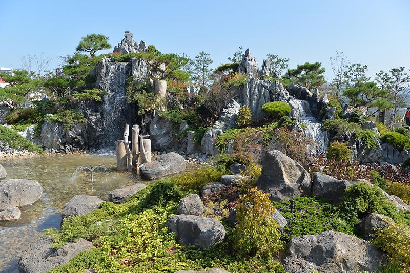 행정과_갑룡공원_석가산_폭포