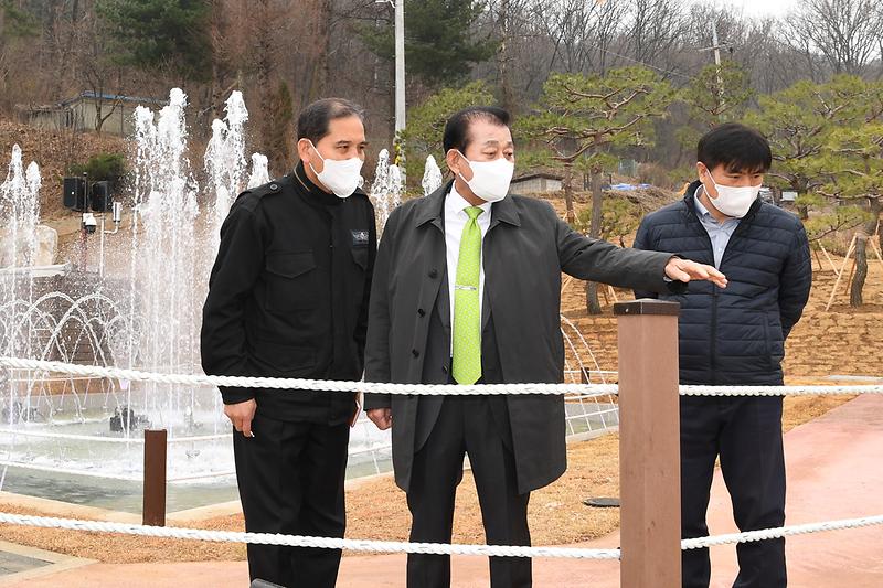 행정과_남산근린공원_조성현장_확인