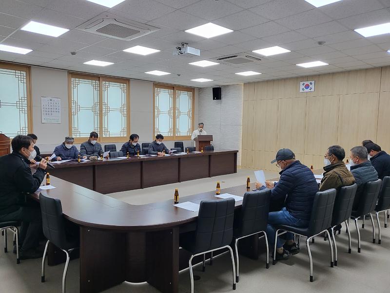 하점면_제설작업_간담회