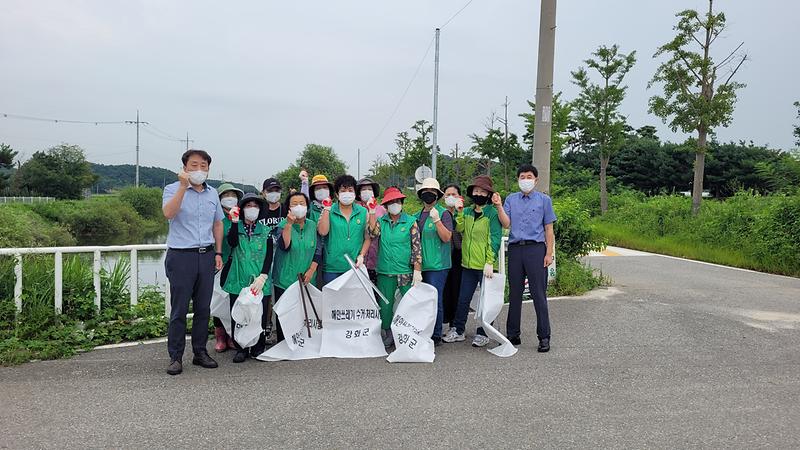 하점면_새마을부녀회_목숙천_가꾸기