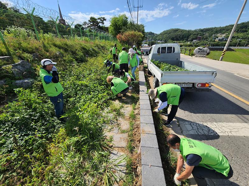 화도면_주민자치위원회_화단_정비