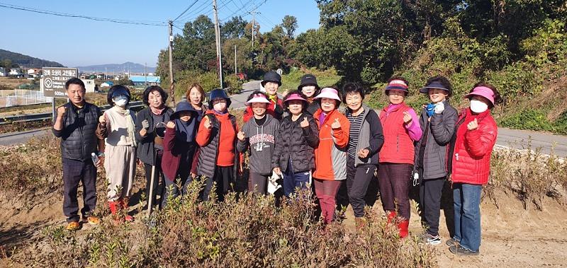 내가면_주민자치위_자산홍_식재