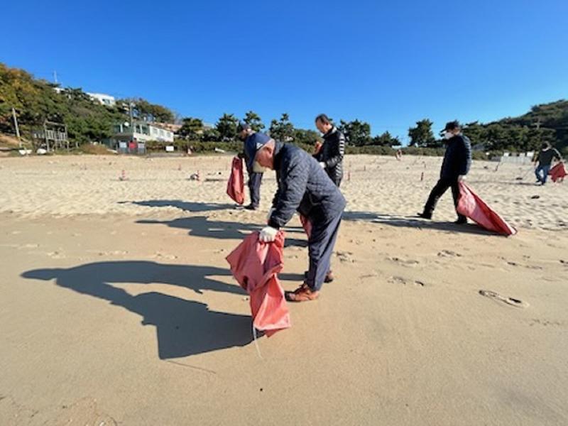 삼산면_노인회_민머루_환경정화1
