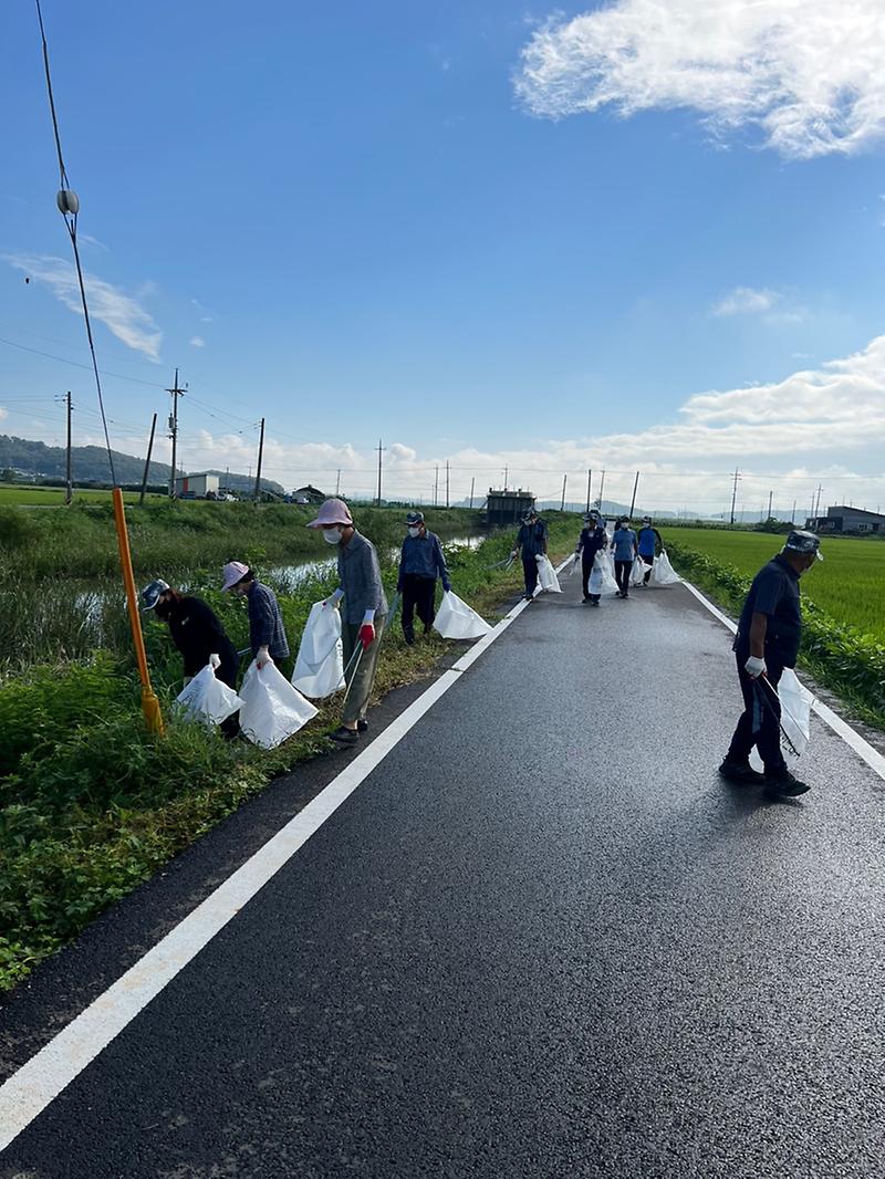 송해면_숭릉천_환경정화활동