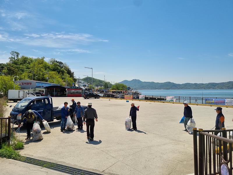 양도면_노인회_환경정화