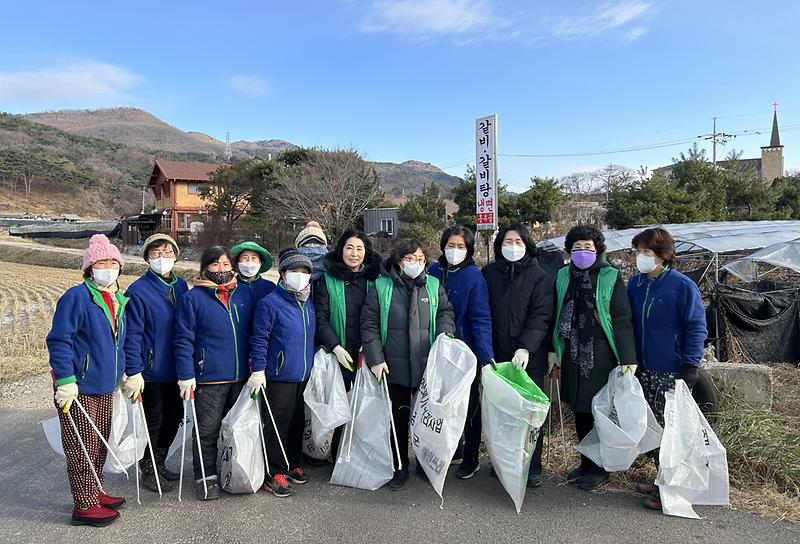 양도면_새마을지도자회_환경정비