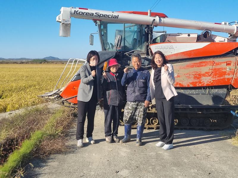 양사면_벼베기_격려