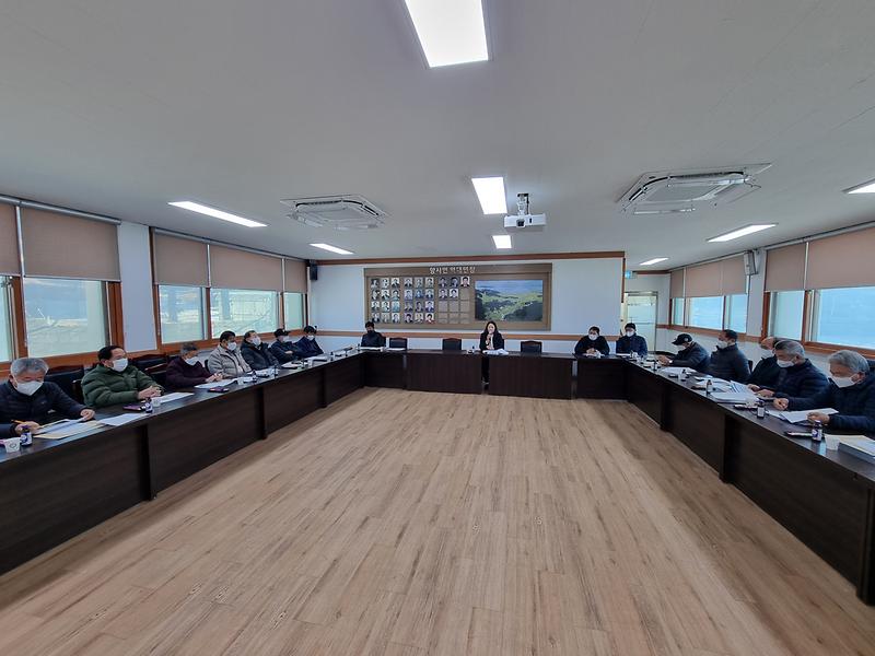 양사면_제설단_간담회