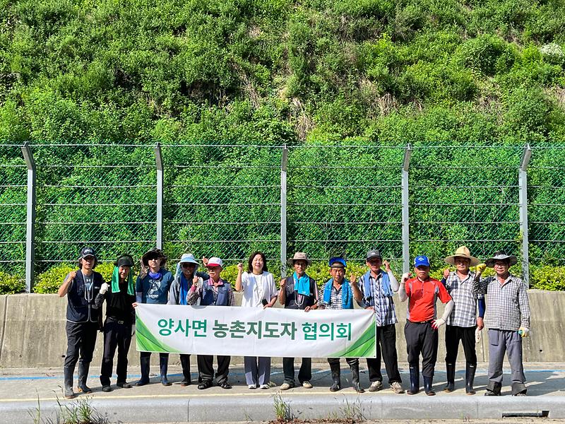 양사면_농촌지도자회_제초작업