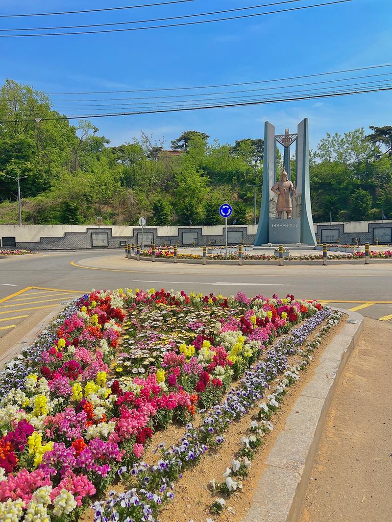 불은면_새봄맞이_꽃_식재