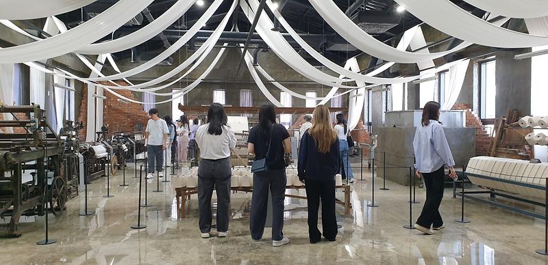 동광직물_생활문화센터_직조기_관람_사진