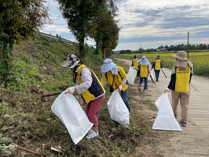 길상면_농가주부모임_도로_정비