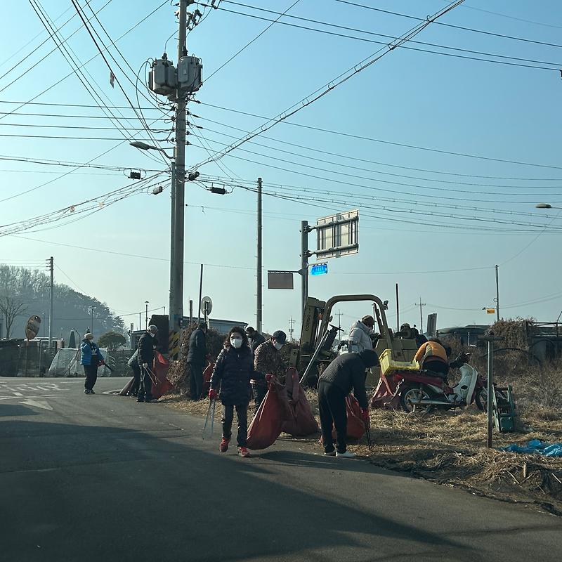 교동면_청소릴레이_실시