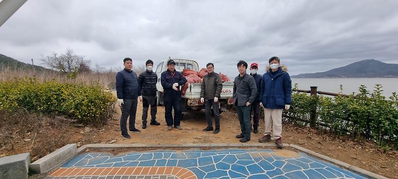 교동면_체육진흥후원회_해안쓰레기_수거