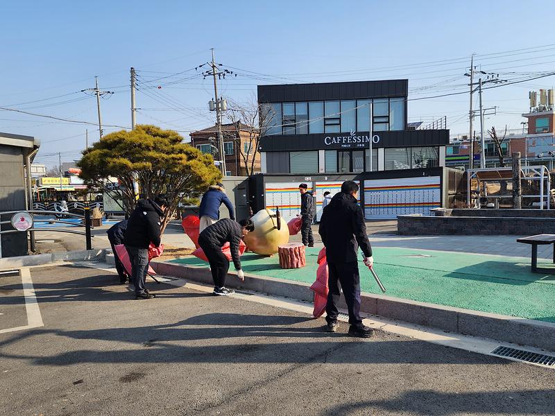 교동면_체육진흥후원회,_릴레이_대청소