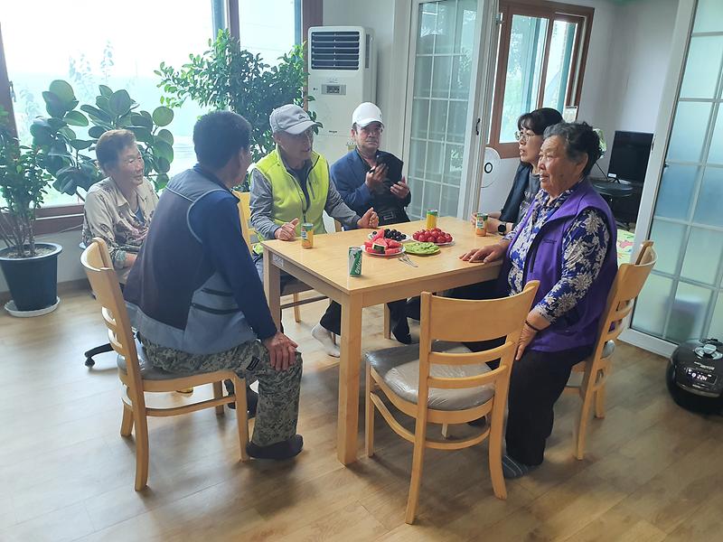 삼산면,_무더위쉼터_점검