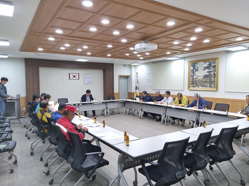 송해면_제설단_간담회