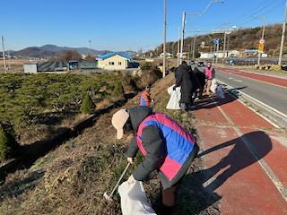 양도면_생활개선회_환경정화