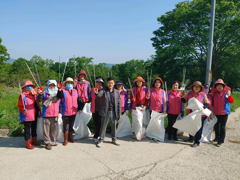양도면_생활개선회_나들길_청소
