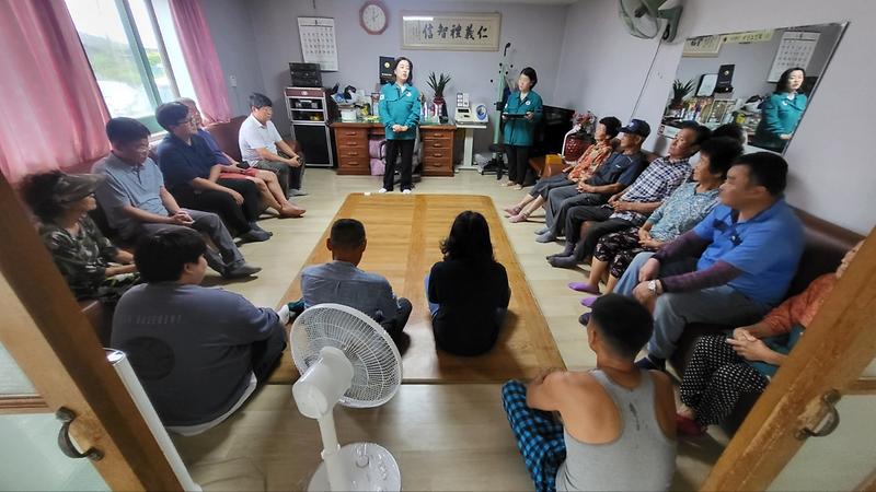 불은면_훈련_전_면장님_말씀