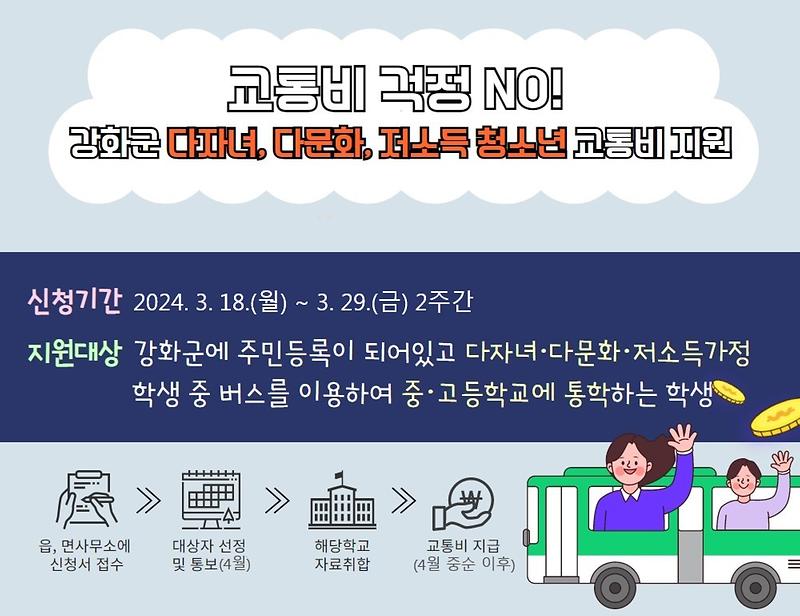 강화군,_다자녀‧다문화‧저소득_청소년에게_교통비를_지원합니다!