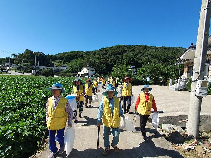 강화군노인문화센터,_노인사회활동_지원사업_어르신들과_환경정화_캠페인_펼쳐