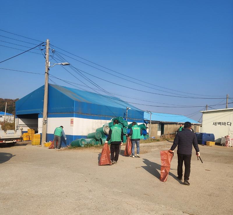 교동면_새마을지도자협의회,_해안가_쓰레기_수거_앞장