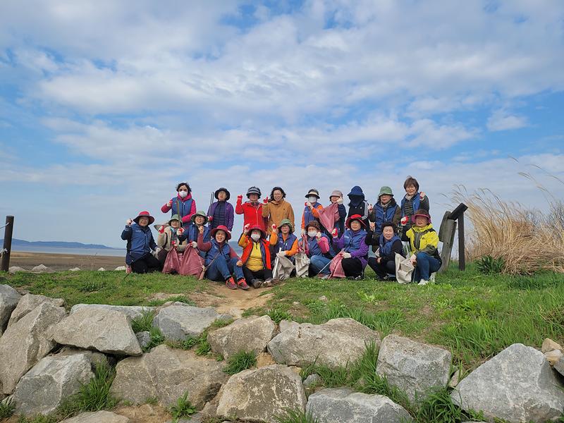 하점면 농가주부모임, 망월해안가 및 망월돈대 환경정비 사진
