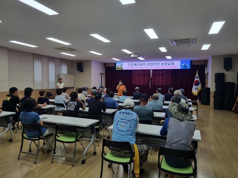 화도면,_현업근로자_대상_심폐_소생_및_응급처치_교육_실시