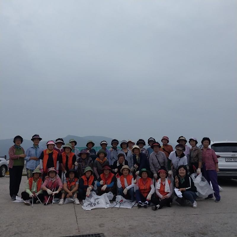내가면_농가주부모임_황청항_일원_해안쓰레기_수거_활동