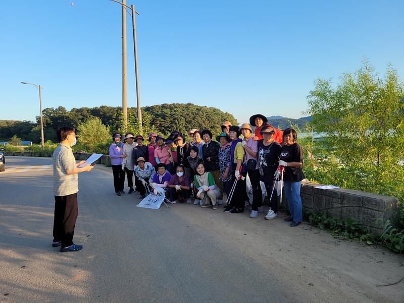 내가면_생활개선회_고려저수지_둘레길_환경정화_실시