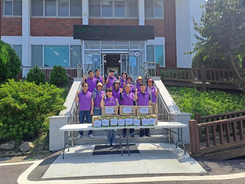 서도면_주민자치위원회_삼계탕_나눔