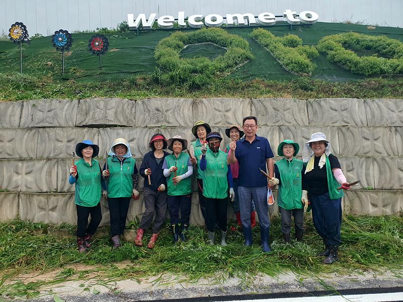 양사면_새마을부녀회_제초작업