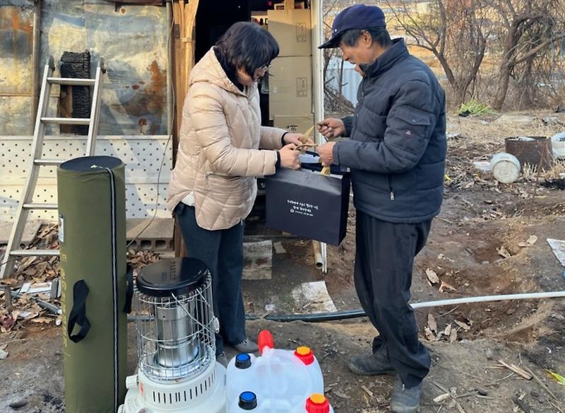 양사면_사례관리_대상자_겨울철_난방용품_지원