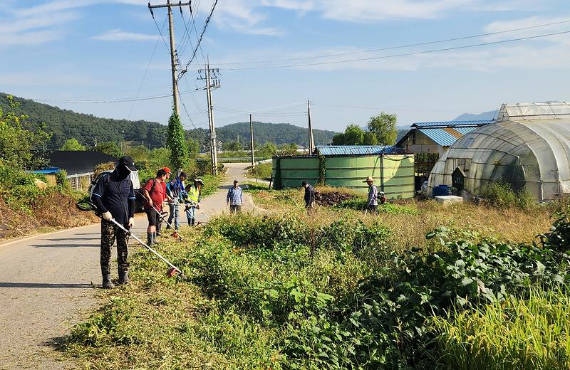 불은면,_추석맞이_마을공동체_환경정비_실시
