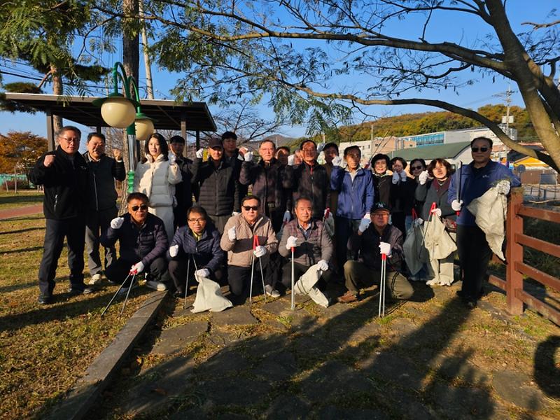 강화읍_이장단,_가을맞이_하천_정화_활동_실시