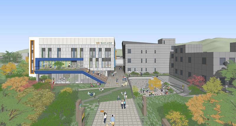 강화군,_청소년수련관_신축_설계공모_당선작_선정…_복합_문화타운_조성_가시화(2_조감도_건물_후면)