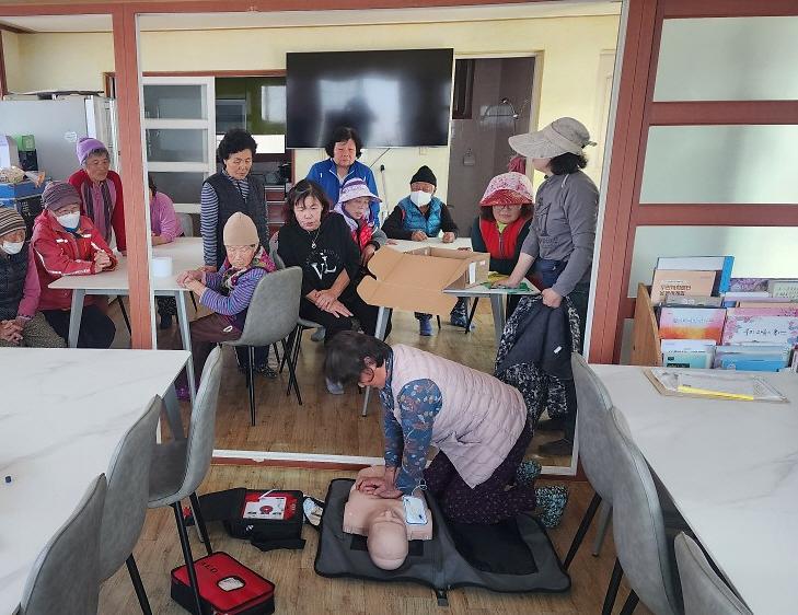 강화군,_도서지역_심폐소생술_교육_진행