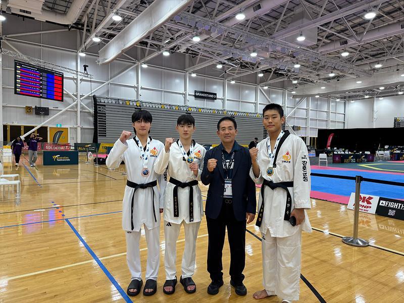 강화군청_태권도팀,_2028년_하계올림픽_정조준(좌측부터_윤준혁,배준서,염관우,김현우)