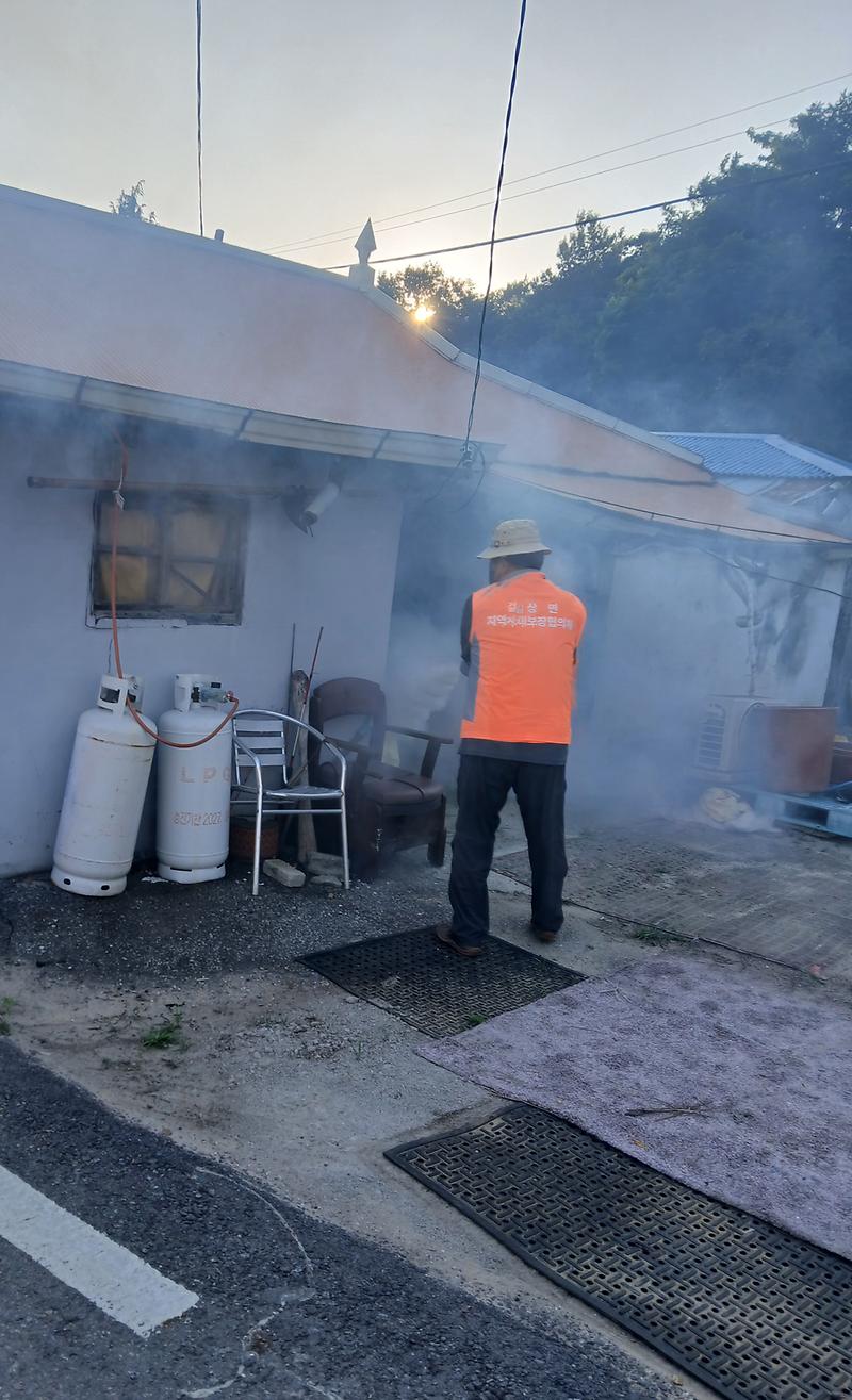 길상면_지역사회보장협의체,_“모기_꼼짝마!”_말라리아_방역_봉사활동