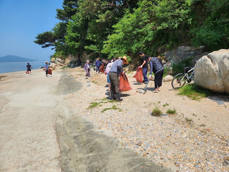 교동면_체육진흥후원회,_해안가_환경정비에_앞장서