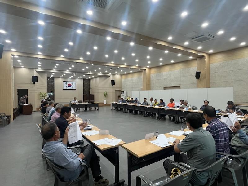 교동면_노인회,_8월_정기_회의_개최