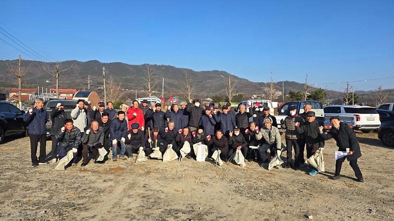 하점면_노인회,_삼거천_환경정화_활동_실시